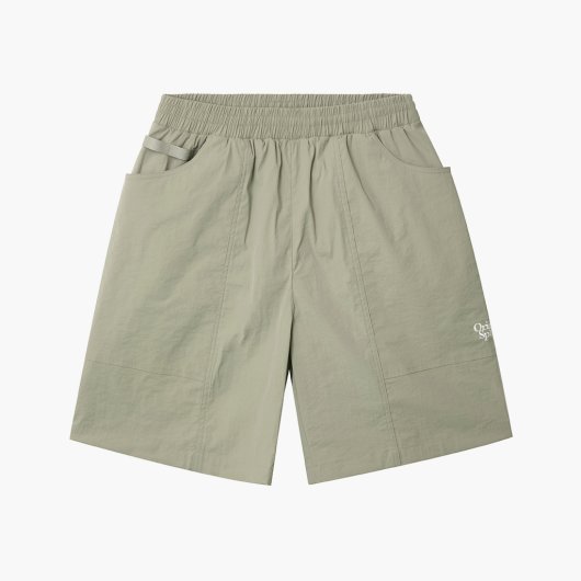 WOVEN HALF PANTS BEIG