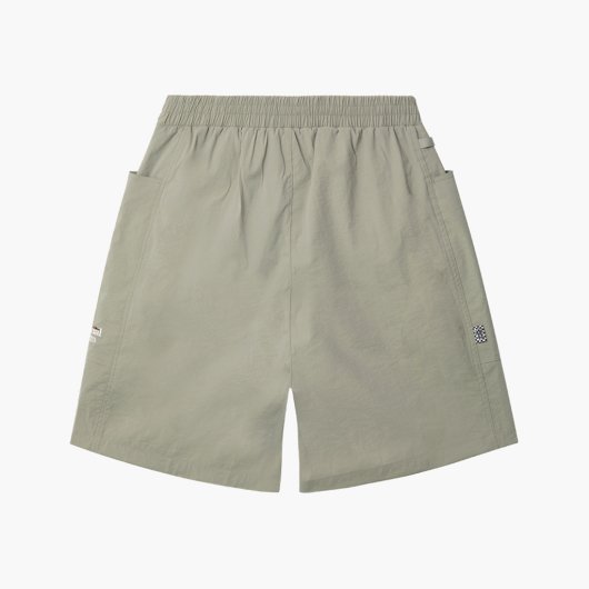 WOVEN HALF PANTS BEIG