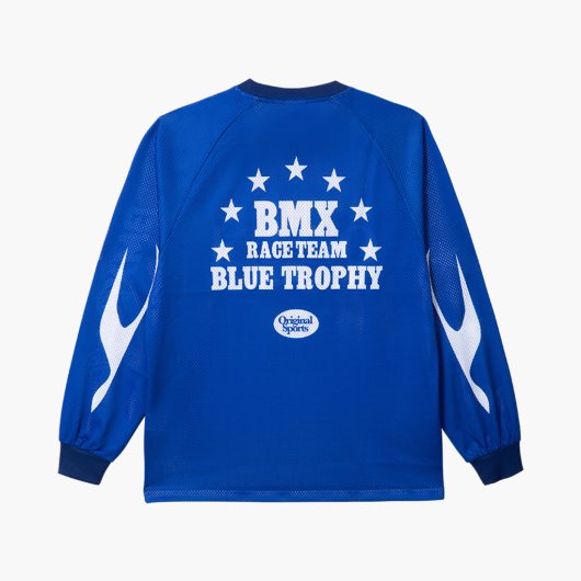 LOGO MESH JERSY BLUE