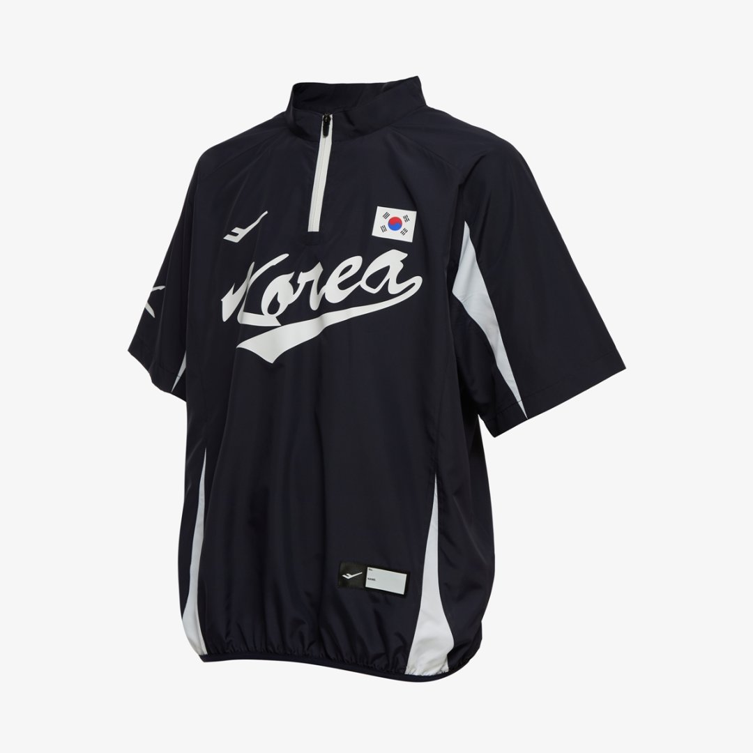 야구 국가대표팀 반팔 바람막이