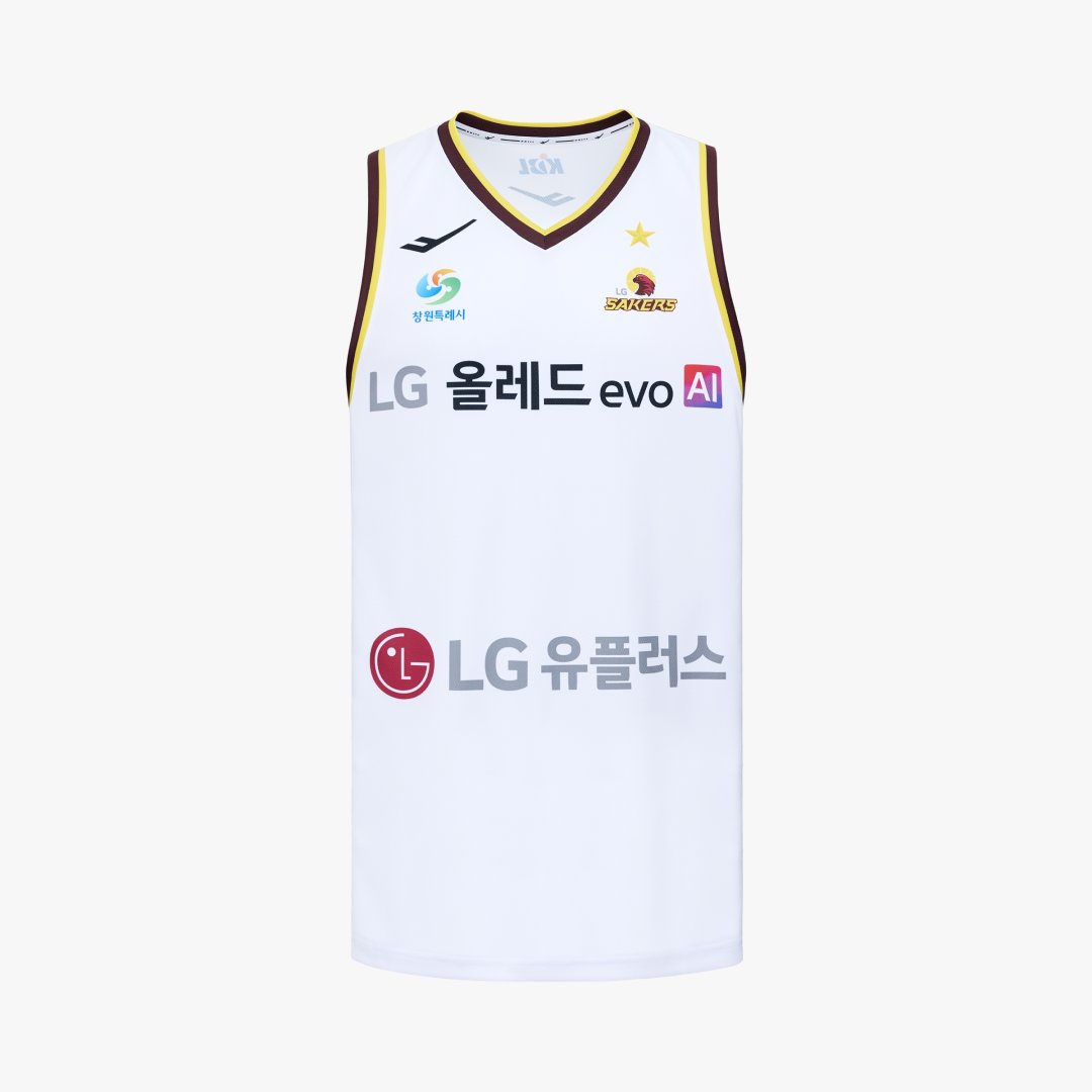 25-26 LG 세이커스 어센틱 유니폼 상의 (원정)