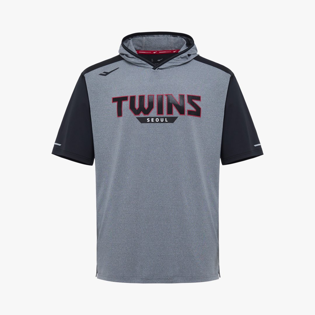 2025 LG트윈스 어센틱 반팔 후드 티셔츠