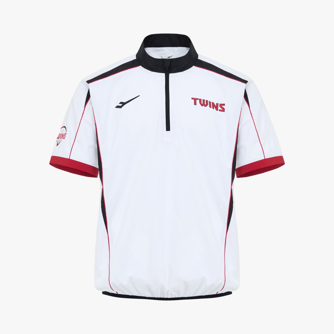 2025 LG트윈스 어센틱 반팔 집업 바람막이