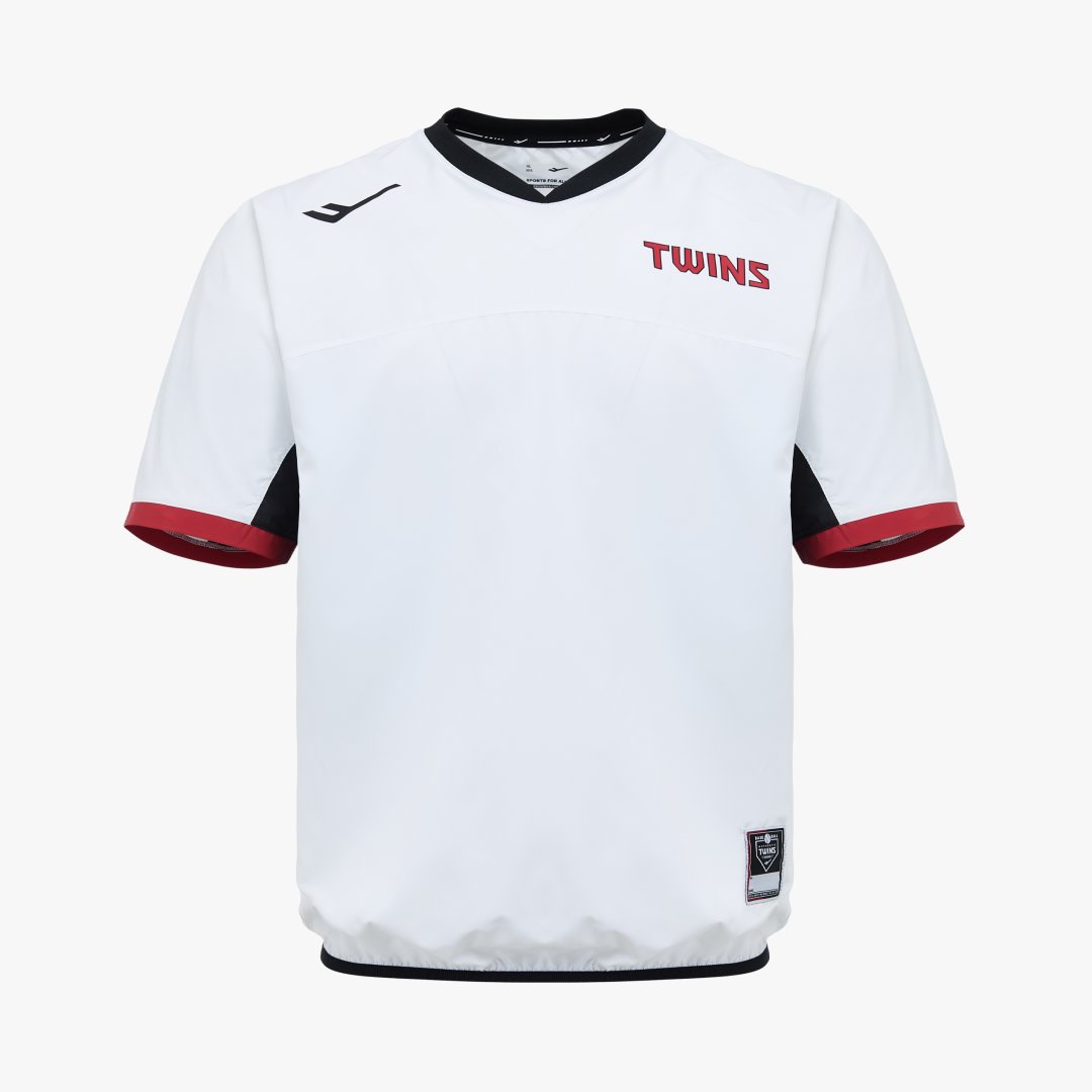 2026 LG트윈스 어센틱 반팔 바람막이(V넥)