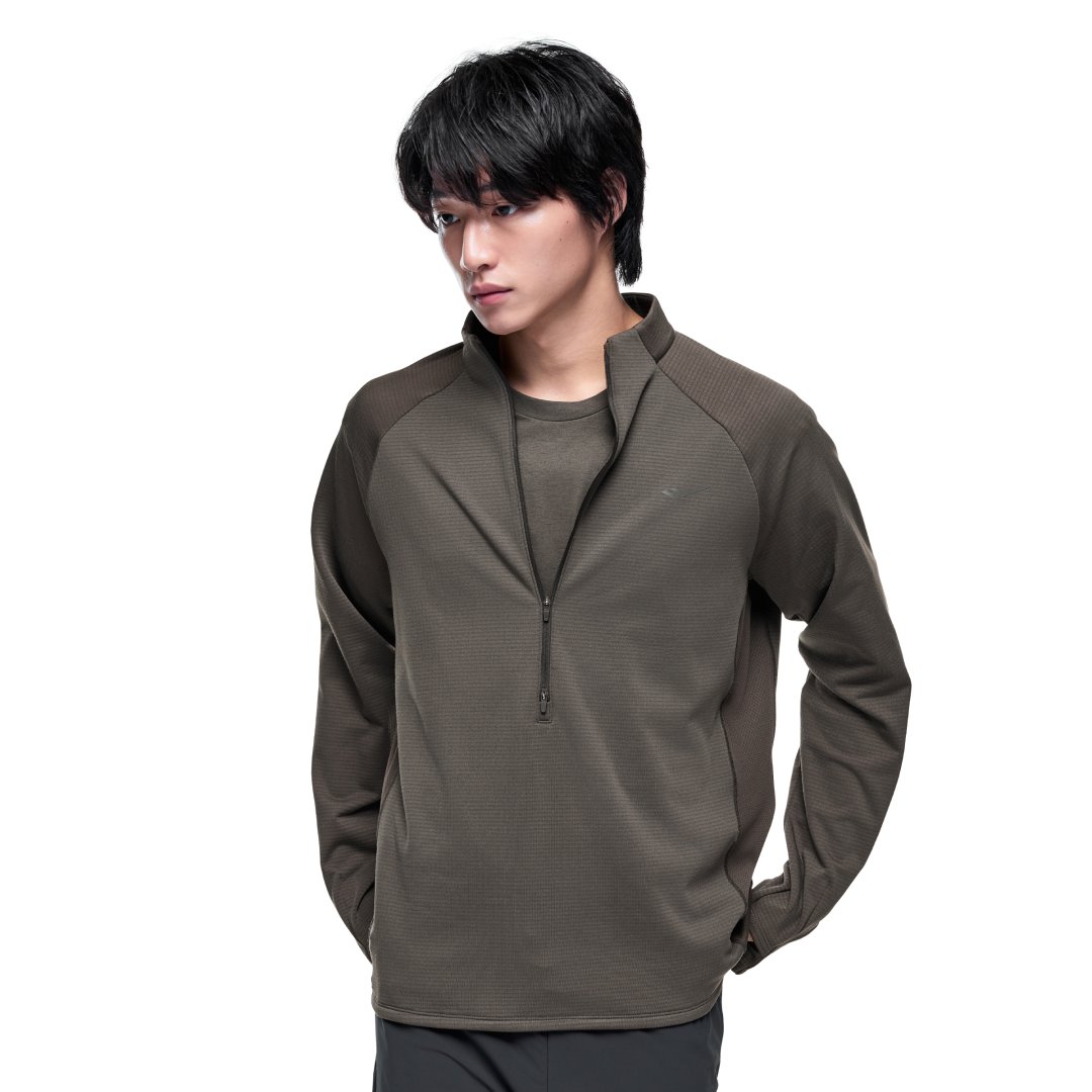 러닝 남성 하프 집업 티셔츠