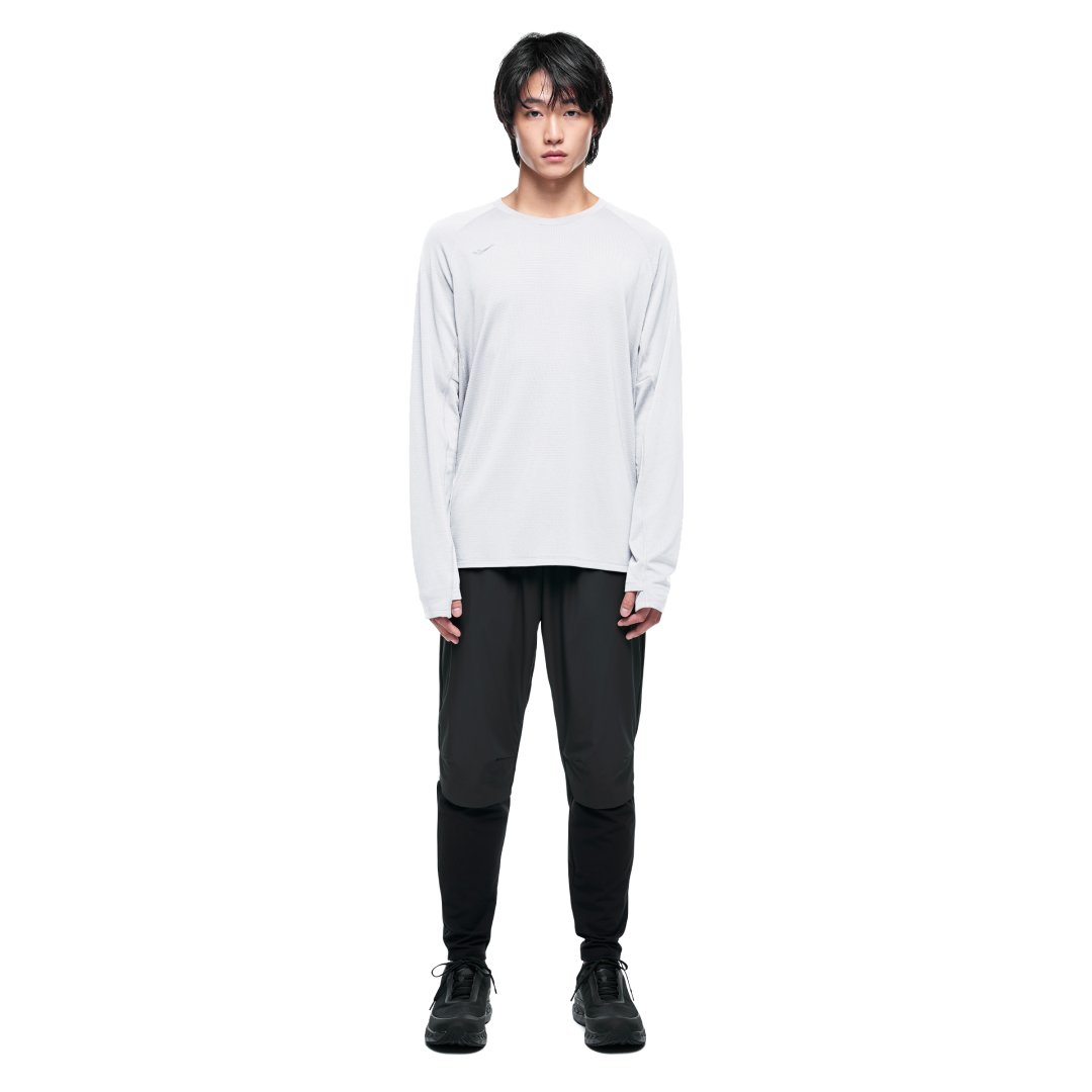 러닝 남성 폴라텍 긴팔 티셔츠