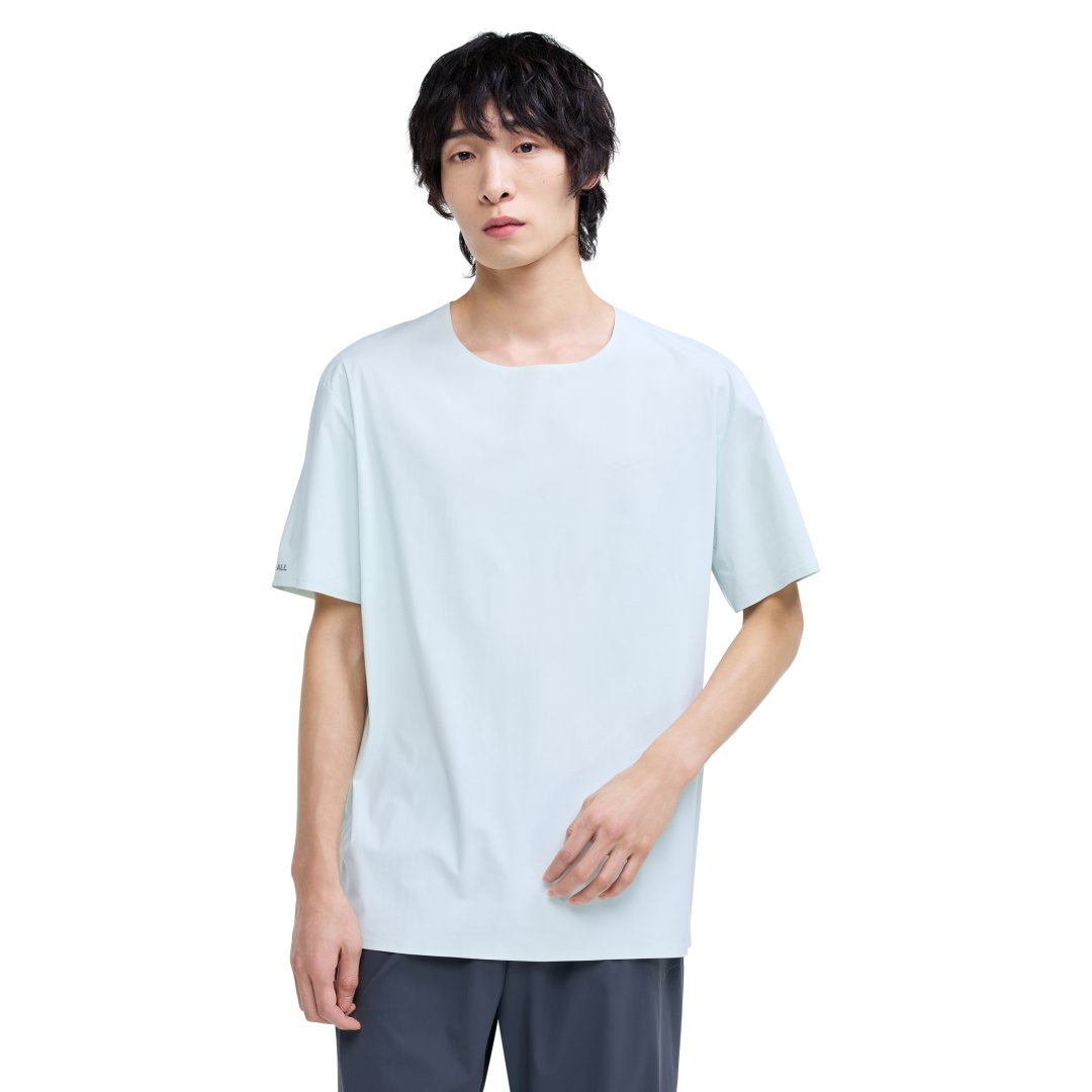 남성 심리스 벤트홀 반팔티셔츠