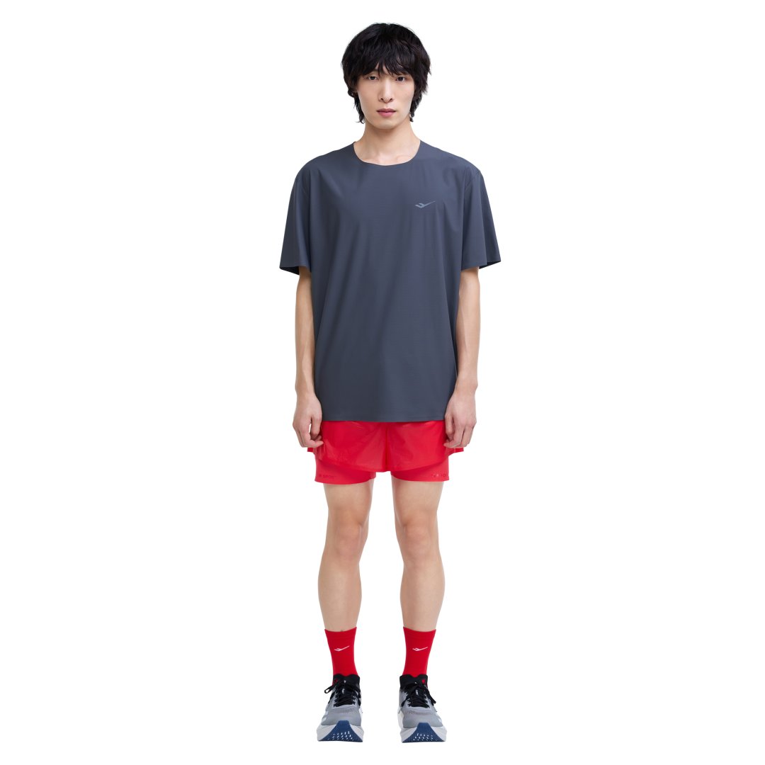 남성 심리스 벤트홀 반팔티셔츠