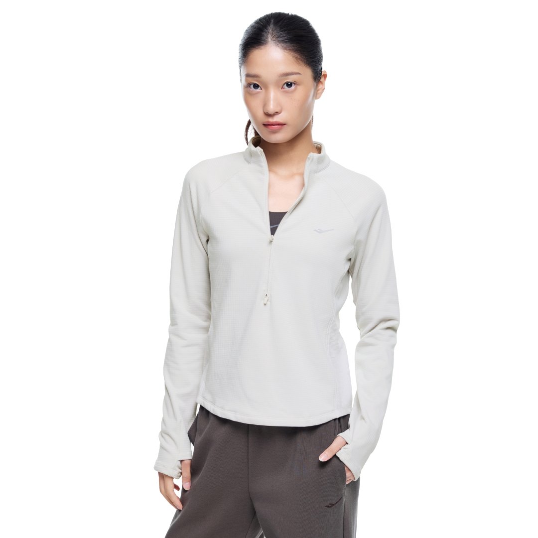 러닝 여성 하프 집업