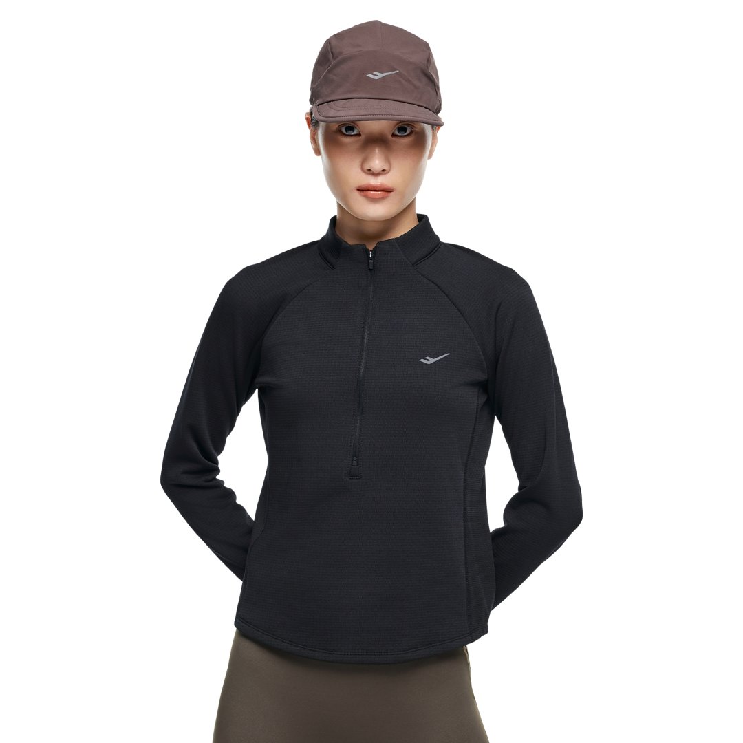 러닝 여성 하프 집업