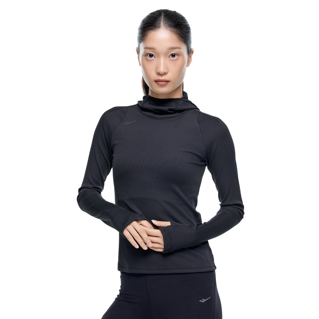 러닝 여성 후디