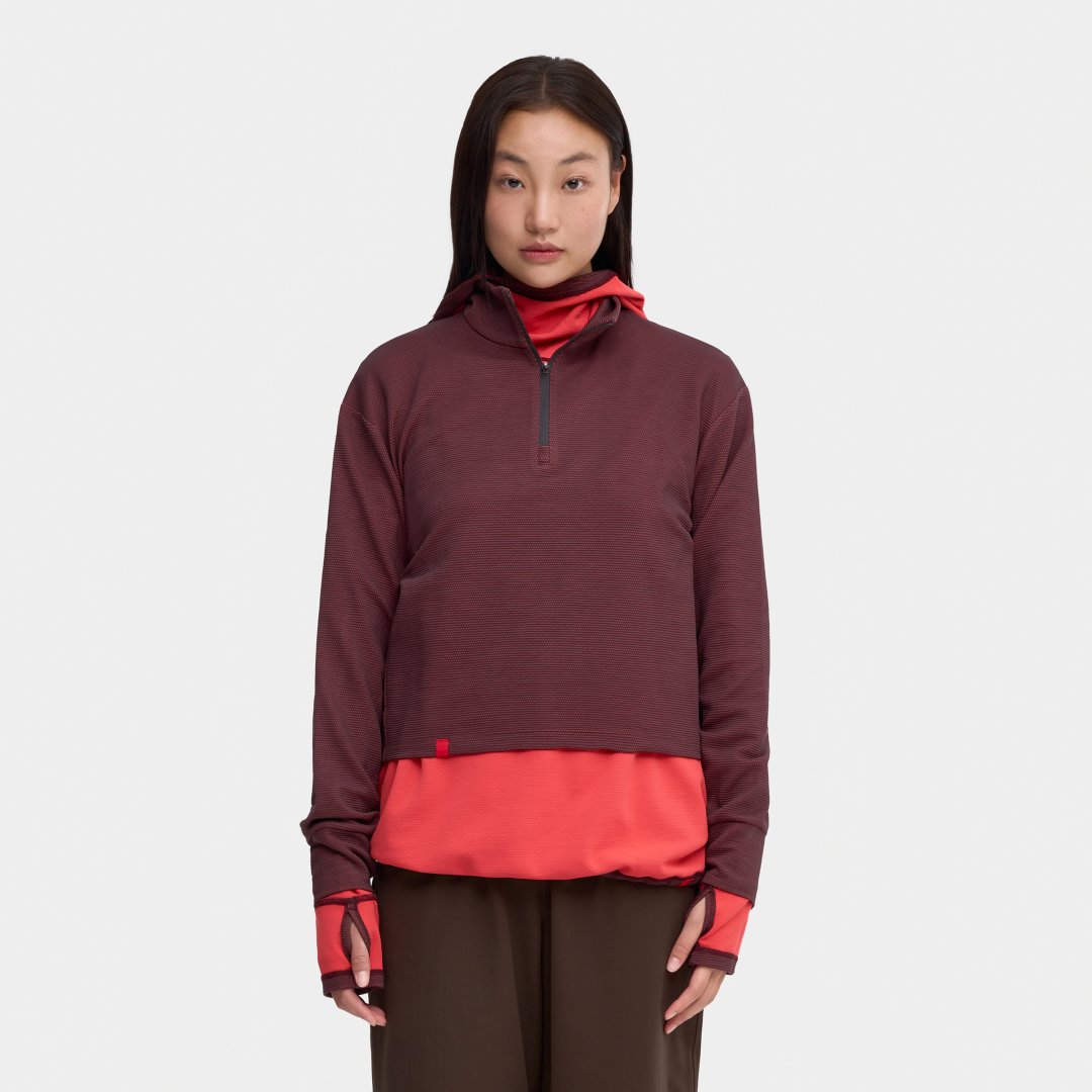 듀얼와플 러닝 하프집업 (우먼)