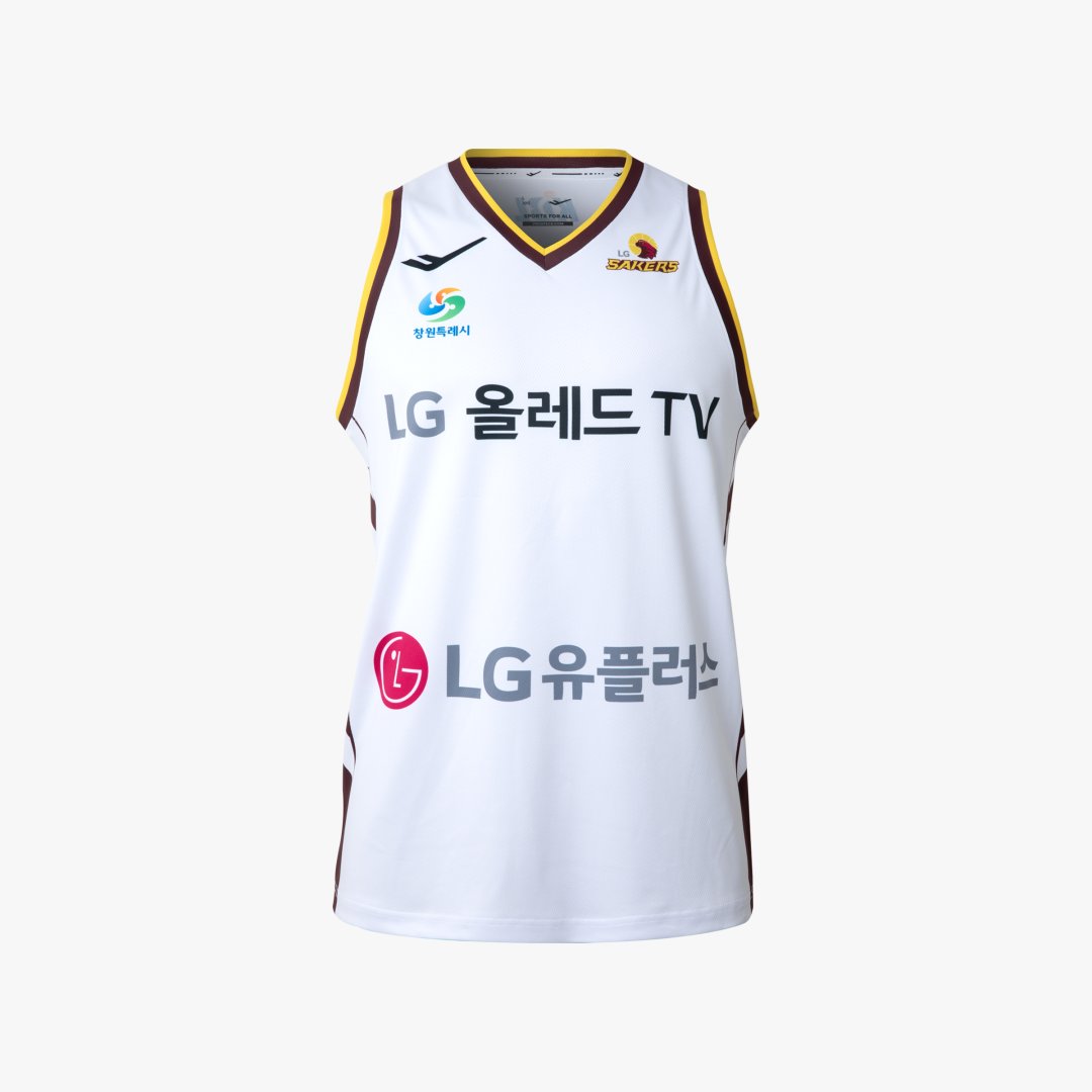 24-25 LG 세이커스 유니폼 상의 (원정)