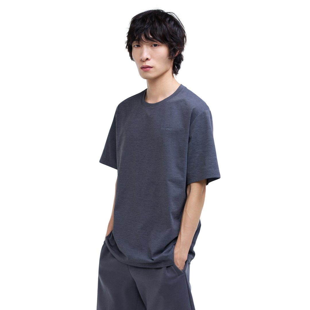 유니 베이직 반팔 로고티셔츠