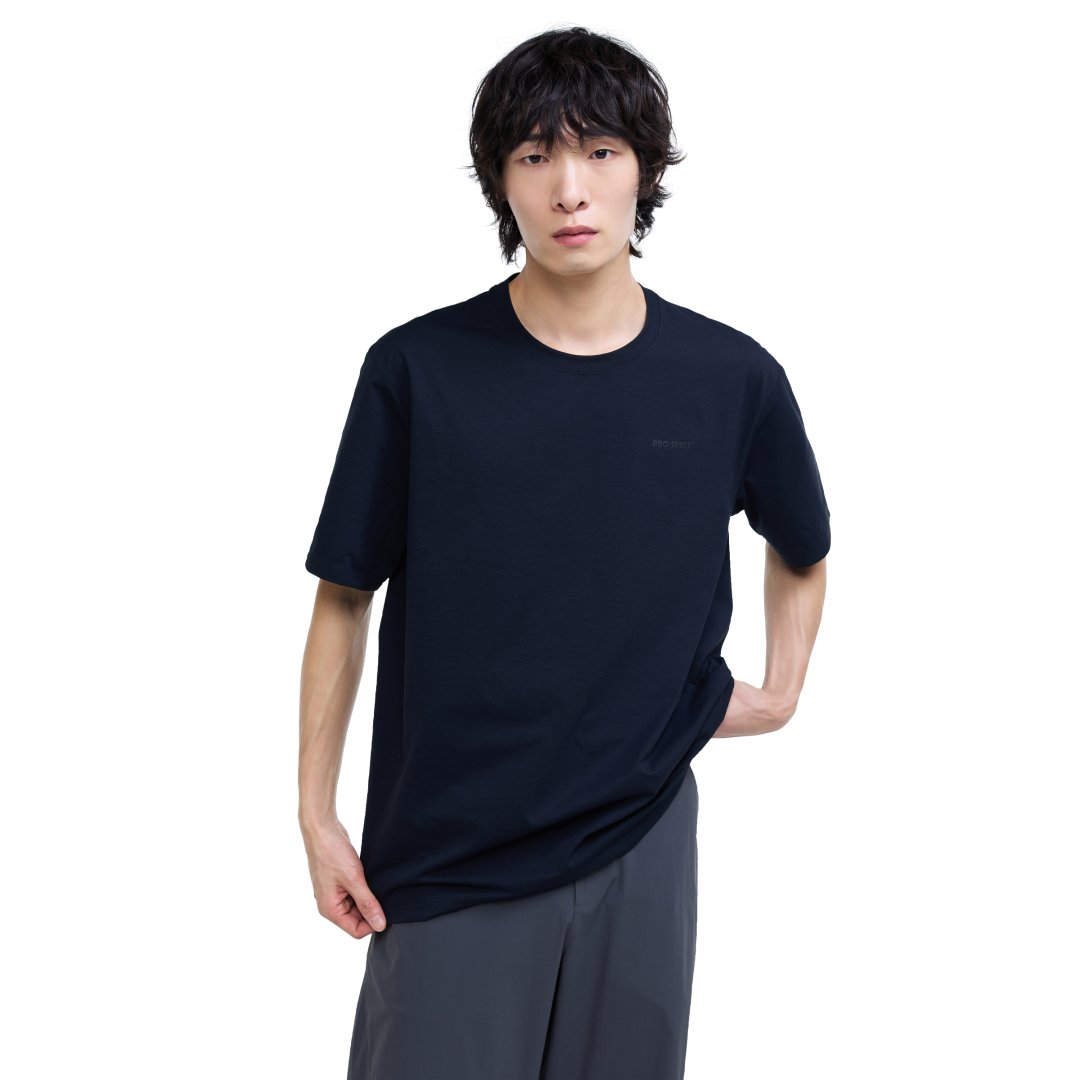 유니 베이직 반팔 로고티셔츠