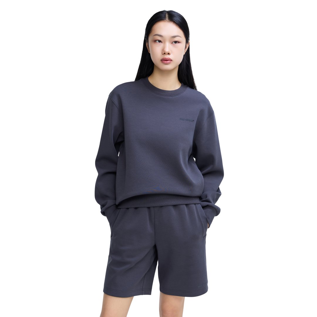 유니 테크플리스 베이직 스웨트셔츠