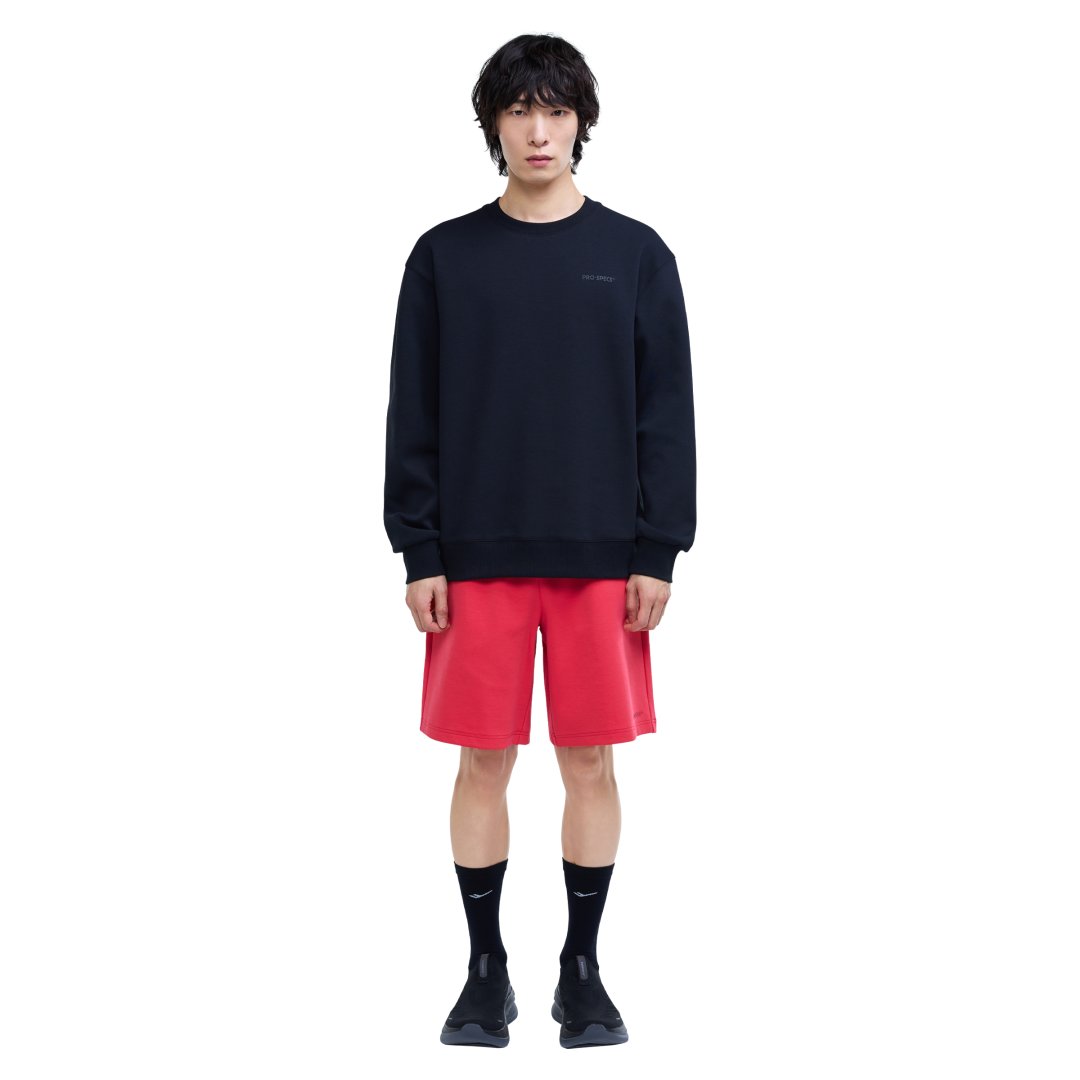 유니 테크플리스 베이직 스웨트셔츠